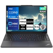 Resim Thinkpad E16 Gen1 21JN0008TX BT0 i5 1335U 16" 8 GB RAM 256 GB SSD WUXGA FreeDOS Laptop Lenovo