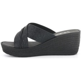 Resim Voga 2045 Comfort Casual Dolgu Taban Kadın Terliği 001 