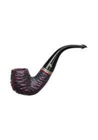Resim Peterson Emerald Rusticated 230 9mm. Filtreli Vulcanite Saplı Pipo 206032 