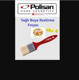 Resim Polisan Kestirme Fırça No: 4 -yağlı Boya Ve Su Bazlı Boyalar Için 