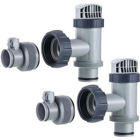 Resim Sones Intex Filtre Pompası 28635eg 28633eg İle Uyumlu Havuz Dalgıç Vana Hortum Bağlantısı, Özellikler: 2 Dalgıç Vana + 2 B Model Adaptörü 