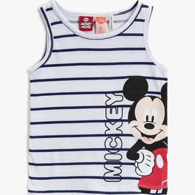 Resim Erkek Bebek Mickey Mouse Atlet Lisanslı Pamuklu 