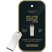 Resim Powerway Premium 512 Gb 100mb/s Ultra Hızlı Usb 3.1 Metal Silver Flash Bellek 