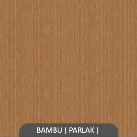 Resim RAFKESTİR Parma Gizli Duvar Rafı Bambu ( Parlak ) 