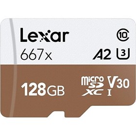 Resim Lexar 128GB High-Performance 677x microSDXC™ UHS-I, up to 100MB/s read 90MB/s write C10 A2 V30 U3 