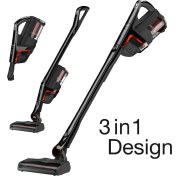 Resim Miele Triflex Hx1 Şarjlı Dikey Süpürge Obsidian Siyahı 