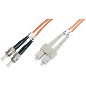 Resim Beek St-sc Fiber Optik Patch Kablo, Multimode Om 1 62.5/125 Duplex, 3.0mm, Lszh, 2 Metre-19762 