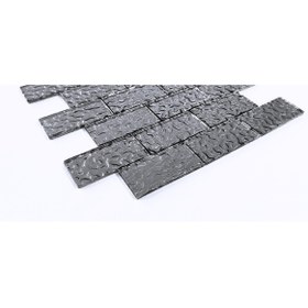 Resim MozaiKristaL Mutfak Tezgah Arası Ve Iç Dekorasyon Için 48x98 Mm Inox Kristal Mozaik ( 1 Kutu = 1 M2 Fiyatıdır ) 