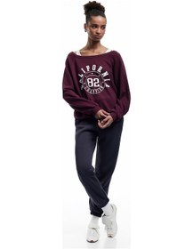 Resim Koton Pamuklu Şardonlu Cepli Beli Bağcıklı Oversize Jogger Eşofman Altı Gri 6wal40037ık Gri 