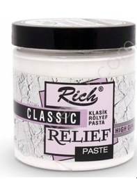 Resim Rich Beyaz Rölyef Pasta 350 Gr Rich Beyaz Rölyef Pasta 350 Gr 