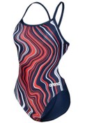 Resim ARENA BAYAN YÜZÜCÜ MAYOSU WOMEN'S SWIMSUIT CHALLENGE BACK MARBLED 005562740 