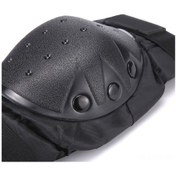 Resim Fosenze Motorsiklet Bisiklet Koruyucu Seti - Diz Ve Dirsek Koruması, Eva Yastık Ve Pe Kapaklı, Spor Aktivite İçin Siyah Siyah 