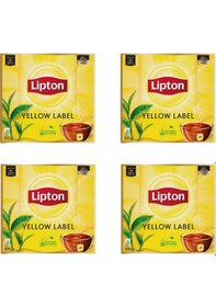 Resim Lipton Yellow Label Bardak Poşet Çay 100'lü Paket X 4 Adet 