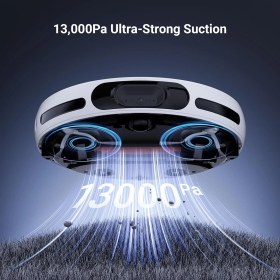 Resim Ezviz RS20 Max Robot Süpürge, Hepsibirarada, Kendi Kendine Temizleme, 13000PA, Kameralı Devriye, Iki Yönlü Konuşma, Anti-Fırça Dolaşma, Kamera ve Lds Navigasyon, Sıcak Su 60°c, Otomatik Boşaltma 