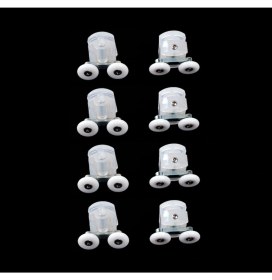 Resim Lavin Duşakabin Tekeri Türkiye Üretimi 1.sınıf Sert Plastik 4 Adet Alt ve 4 Adet Üst 