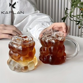 Resim 1 adet Benzersiz Üzüm Şeklinde Cam Bardak - Tutacaklı - Latte, Kahve, Süt ve Meyve Suyu İçin İdeal - Cadılar Bayramı, Şükran Günü ve Noel Süsleri İçin Mükemmel, Şenlikli İçecekler | Zihinsel İçecekler | Tekrar Kullanılabilir Bardak 