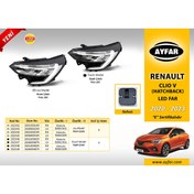 Resim AYFAR Clio 5 Sol Ön Far 2020-2023 Krom Çıtalı Joy Model 