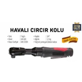 Resim Genel Markalar Havalı Cırcır Kolu 1/2 Profesyonel Ürün Havalı Cırcır Kolu 