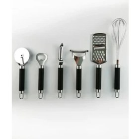 Resim Megaw Oyacak Soyacak Rende Çırpıcı Açacak Pizza Kesici 6 Parça Set 