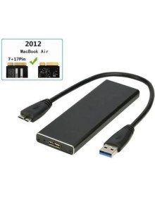 Resim Leonpro Macbook SSD Kutusu 2012 7+17 Pin macbook SSD Kutusu 