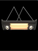 Resim Mirkraft VEGA 2500W Sarkıt Tipi Karbon Infrared Isıtıcı 