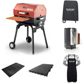 Resim Guruss CG-050 Kömürlü Barbekü Mangal Tam Set 