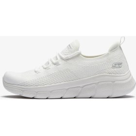Resim Skechers BOBS B FLEX Kadın Beyaz Günlük Ayakkabı - 117121 WHT 