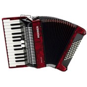 Resim Hohner Bravo II 60 Akordiyon (Kırmızı) 