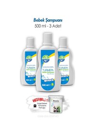 Resim Turmepa Bebek Şampuanı 500 ML x 3 + Rosie Pamuk 