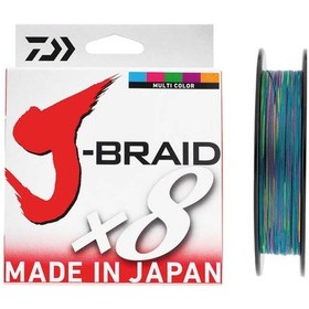 Resim Daiwa Jbraid 8b Multicolor 150m Örgü İp Misina - 0,22mm 