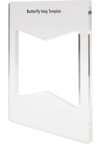 Resim Ağaç İşleme Papyon Anahtarı-3 Kelebek Kakma Şablonu-şeffaf Renk 