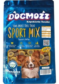 Resim Dogmozz Semi-Moist Sport Mix Yarı Yumuşak Yetişkin Köpek Ödül Maması 500 G 