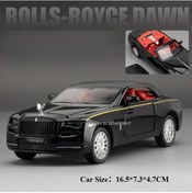 Resim 1:32 Ölçekli Oyuncak Araba Rolls-royce Phantom Modelleri Alayaym Dökum Şafak Dawn Black 