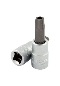 Resim İzeltaş TR25 1107061325 1/4'' Lokmalı Star Delikli Torx Uç 