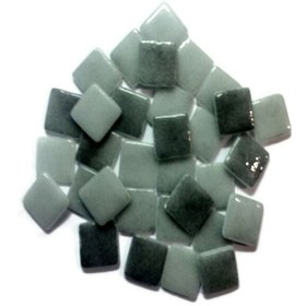 Resim BNG74 STORE 25x25x4 Mm Filesiz Gri Ve Tonlarında Cam Mozaik ( 1 Paket / 300 Adet ) 