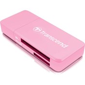 Resim Transcend TS-RDF5R SD\u002FmicroSD USB 3.1 Kart Okuyucu Pembe 