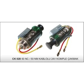 Resim Parçafix Cakmak Komple 24V 50 Nc Kablolu 