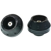 Resim Dashanshop 2 Adet Evrensel Kırmızı Motor Fork Çerçeve Koruması Düşme Çarpışma Önleyici 