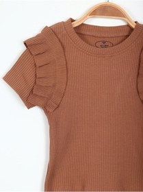 Resim Xo Kids Kız Çocuk Kazak 1-5 Yaş 35772 Kahverengi 