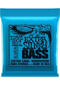 Resim Ernie Ball 2835 Extra Slinky Takım Tel Bas Gitar Teli 040-095 