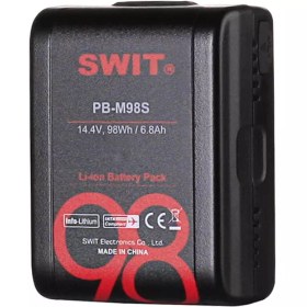 Resim SWIT PB-M98S 14.4V 98Wh Pocket Battery with D-Tap and USB Output (V-Mount) 