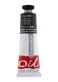 Resim Daler Rowney Graduate Yağlı Boya 38Ml 034 Ivory Black 