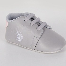 Resim U.S. Polo Assn. Gri Bağcıklı Kız Bebek Ayakkabı 5274-30639 Gri 