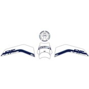 Resim GP Kompozit Suzuki V-Strom 800 DE 2023-2024 Uyumlu Tank Pad Seti Beyaz 