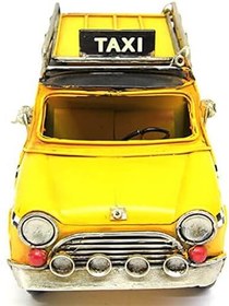 Resim Dekoratif Metal Araba Çerçeveli ve Kumbaralı 