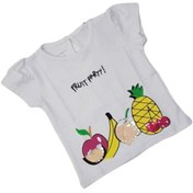 Resim Divonette Kids 1200 Kız Bebek Fruit Party Baskılı K.kol Tişört 