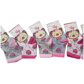 Resim Hepsine Rakip Lababy Renkli Desenli Kız Bebek Soket Çorap 6 Lı Paket Çok Renkli 