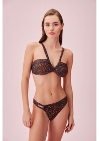 Resim Suwen Agatha Yanı Detaylı Parlak Bikini Alt Sb253901310d1310 Shiny Flame 