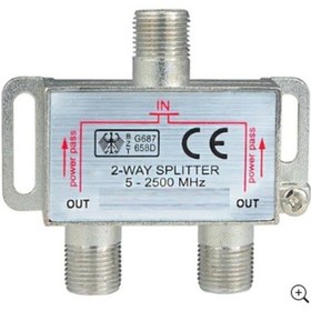 Resim 2'li Uydu Splitter Kablo Tv Anten Kablo Çoklayıcı Dağıtıcı 