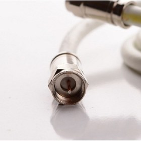 Resim Herz 45Metre Rg6 U6 Konnektörlü Uydu Anten Kablosu 